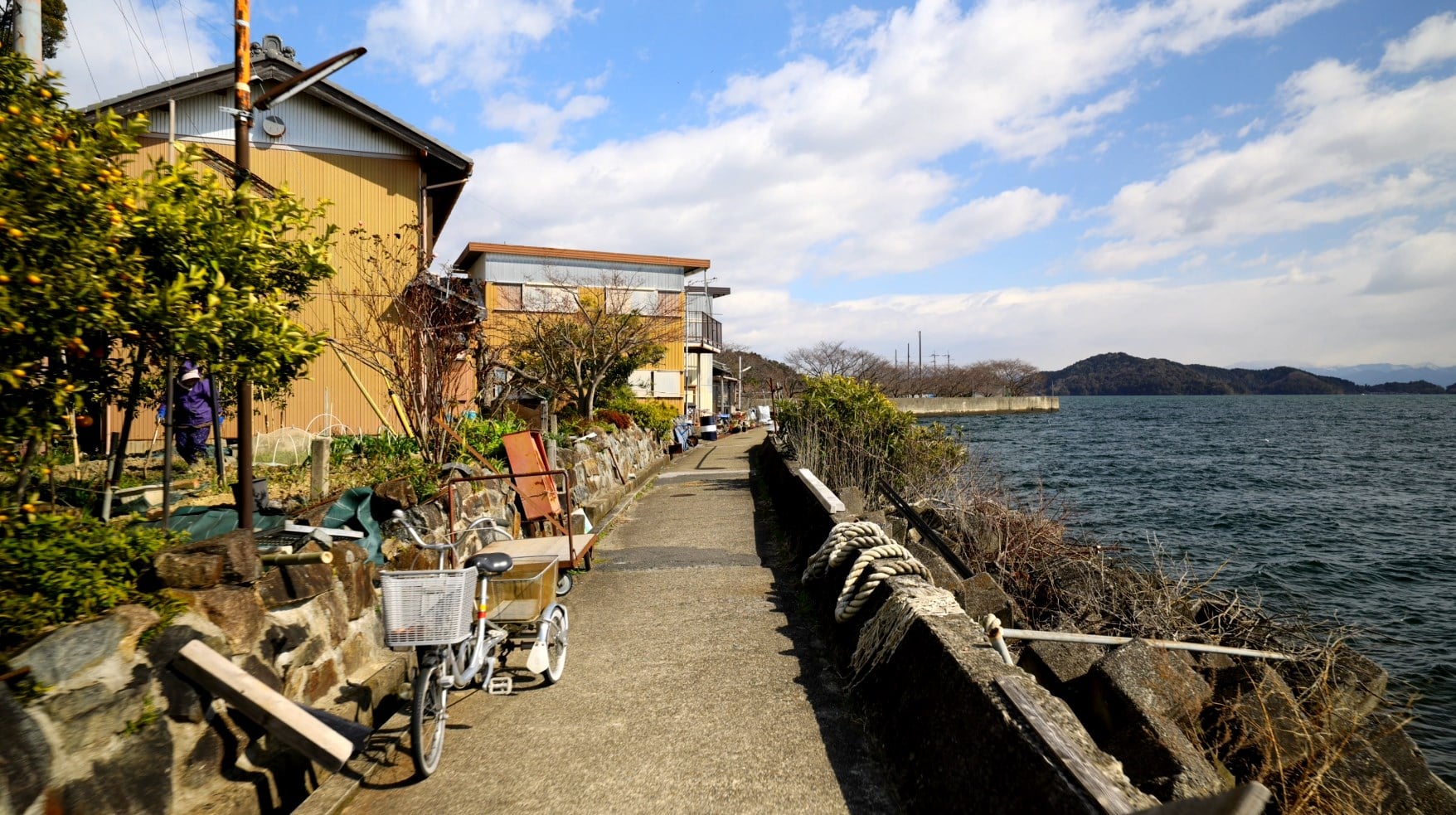 【日本唯一の島】海なし県の離島「沖島」を訪ねて