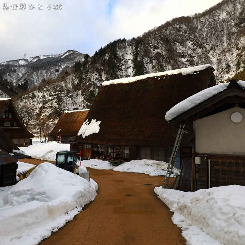 菅沼合掌造り集落の雪景色
