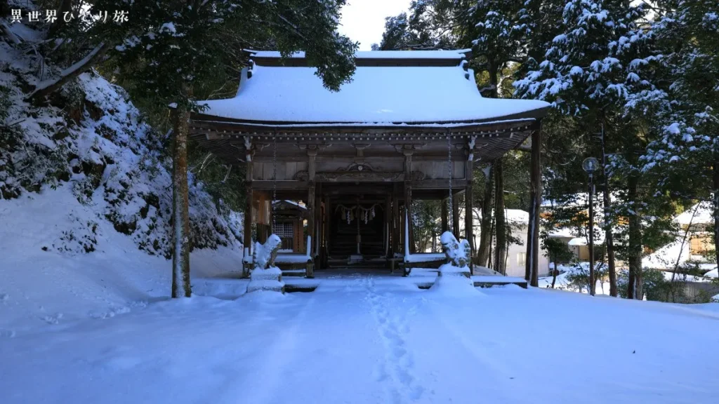 吉野神社｜天橋立の雪景色
