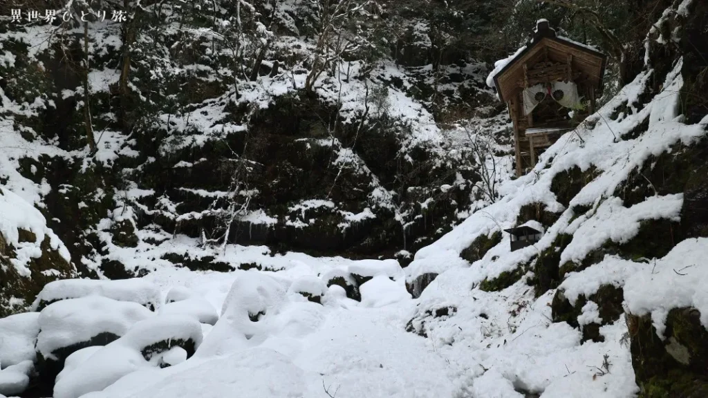 天岩戸神社の雪景色