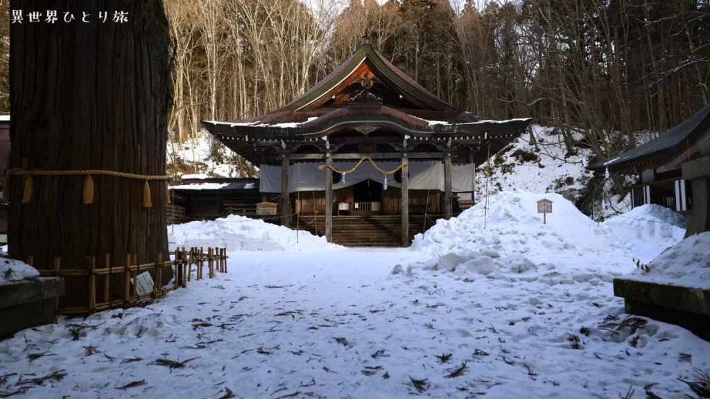 冬の戸隠神社 中社｜戸隠神社
