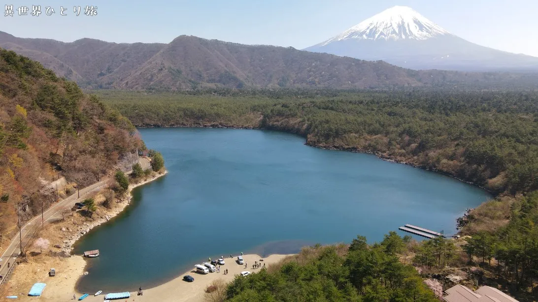 【富士山が見える湖】西湖根場浜（さいこ）の絶景｜山梨県富士河口湖町