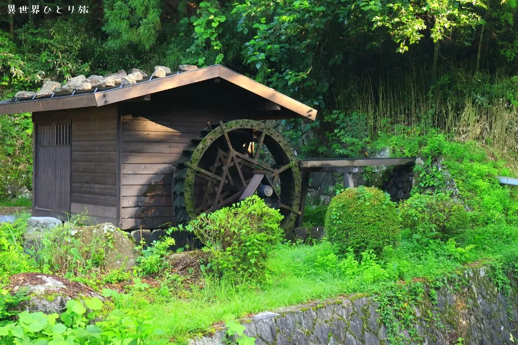 Nakasendo, water mill house