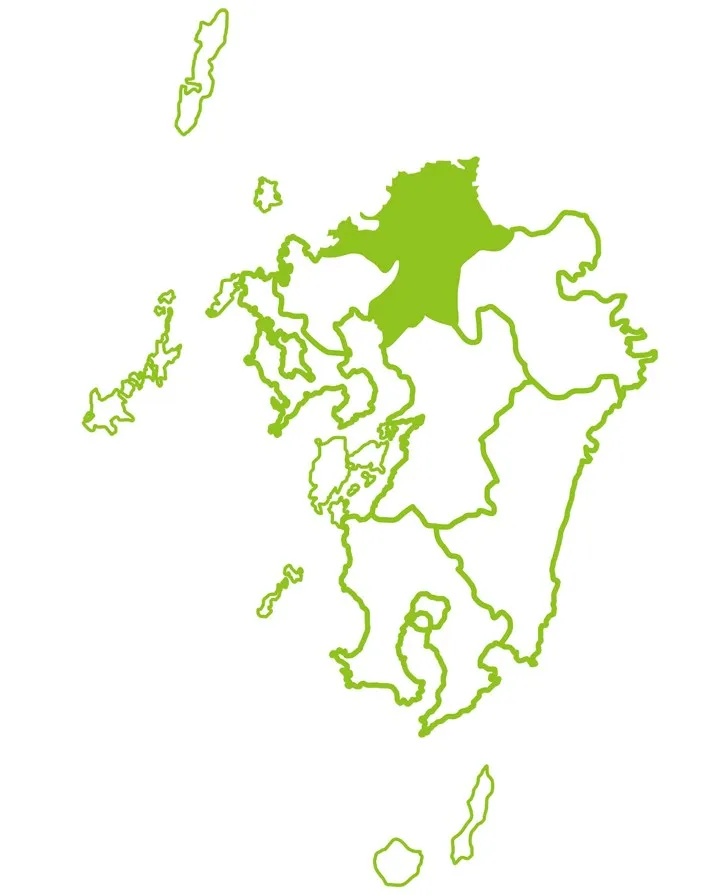 福岡県の場所と地図