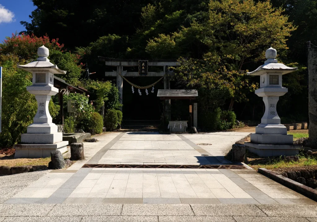 飛鳥坐神社｜奈良県明日香村の絶景