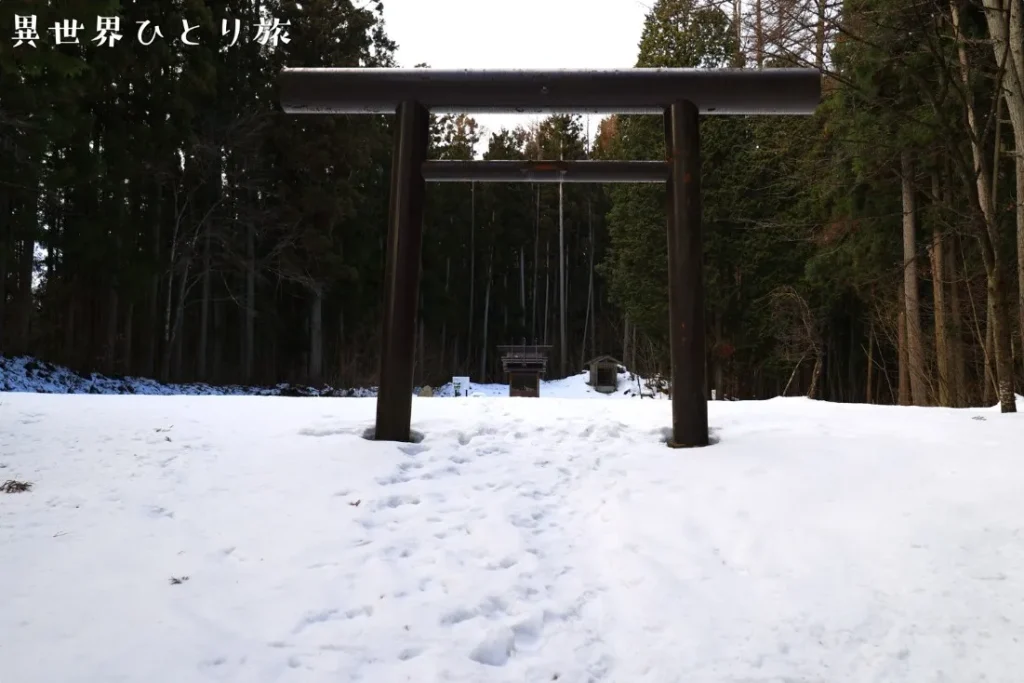 城嶺神社の雪景色