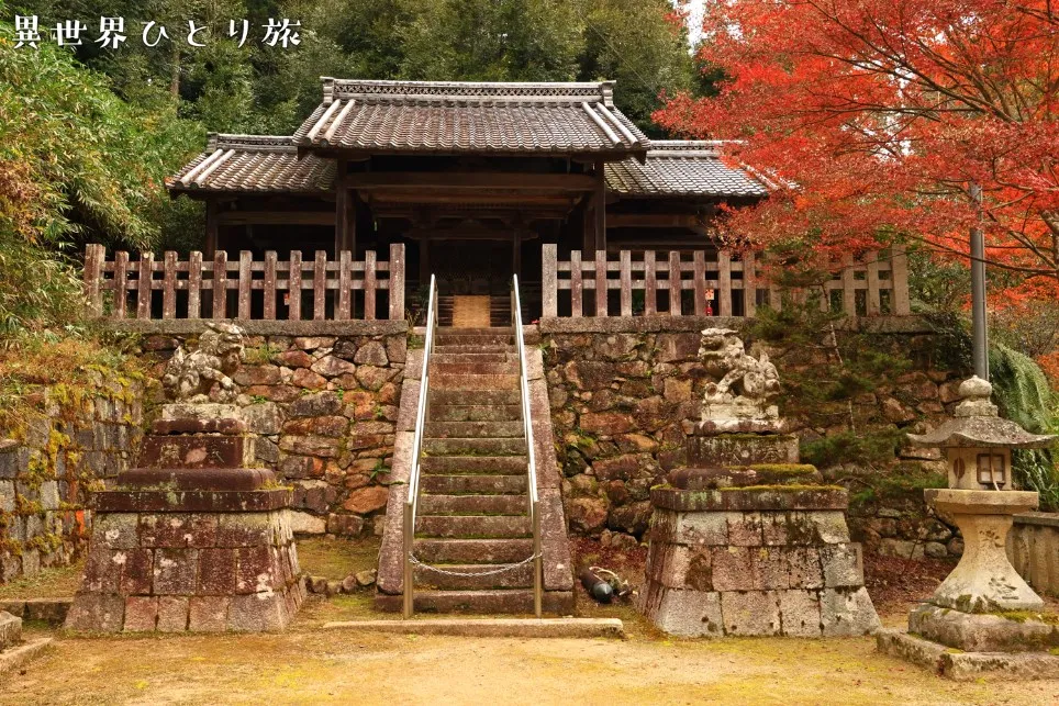 白山神社｜長寿寺の紅葉